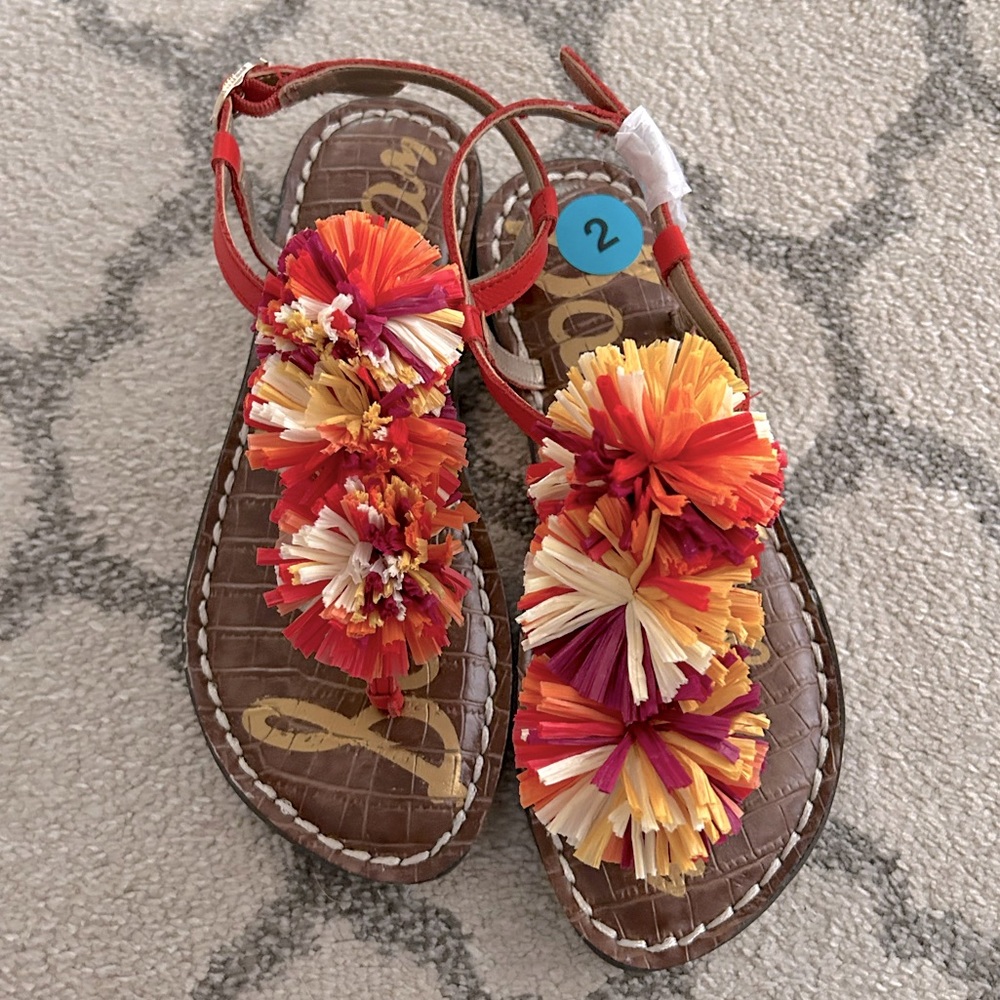 Sam Edelman girls thong sandals